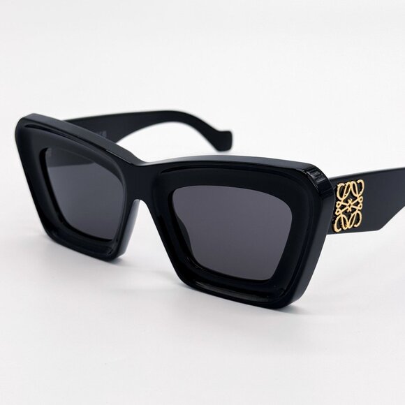 NEW LW40145I 01A LOEWE WOMEN CAT EYE SUNGLASSES LOEWE - Picture 6 of 11